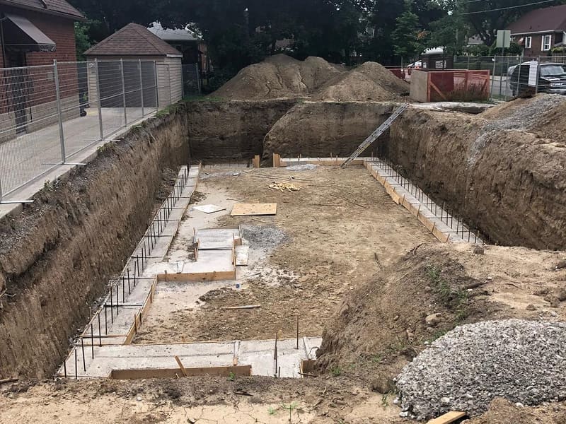 Footings Framing services in Toronto