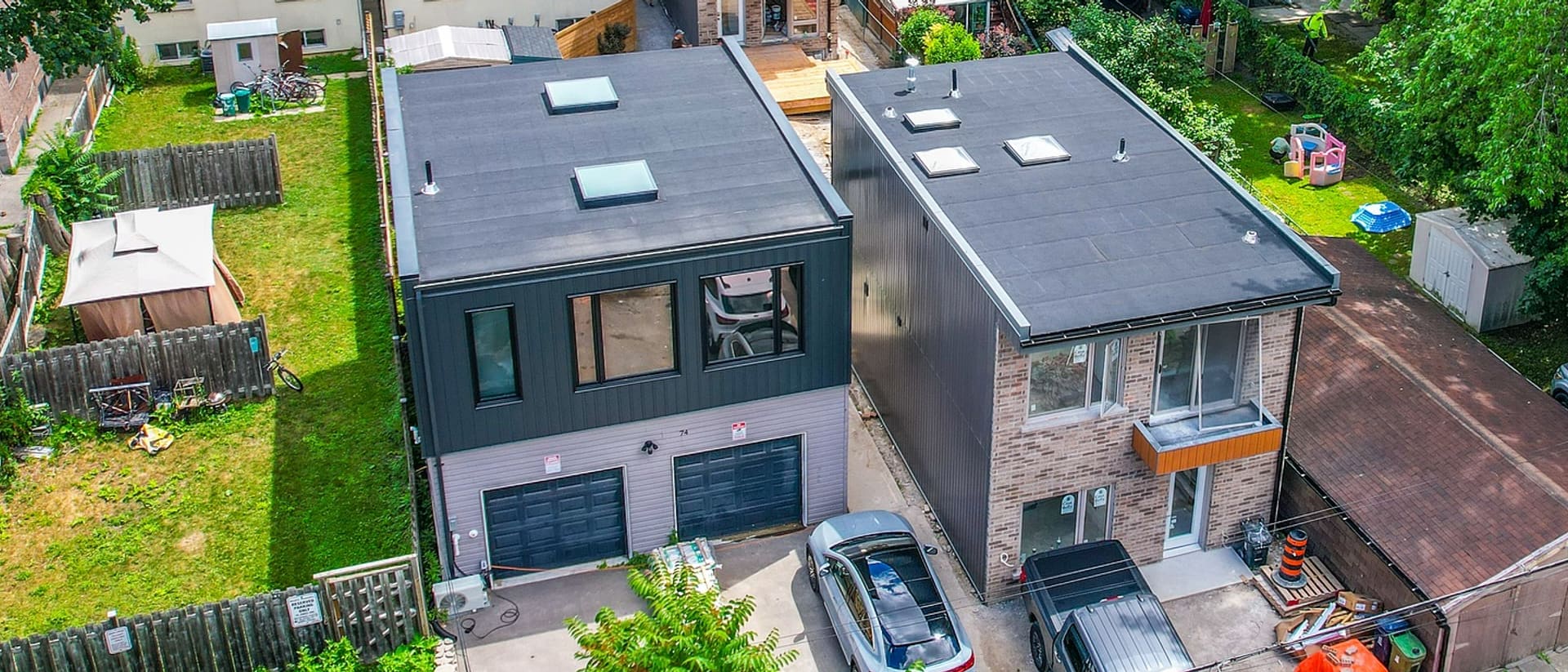 Completed garden suite framing ready for insulation and mechanical rough-in