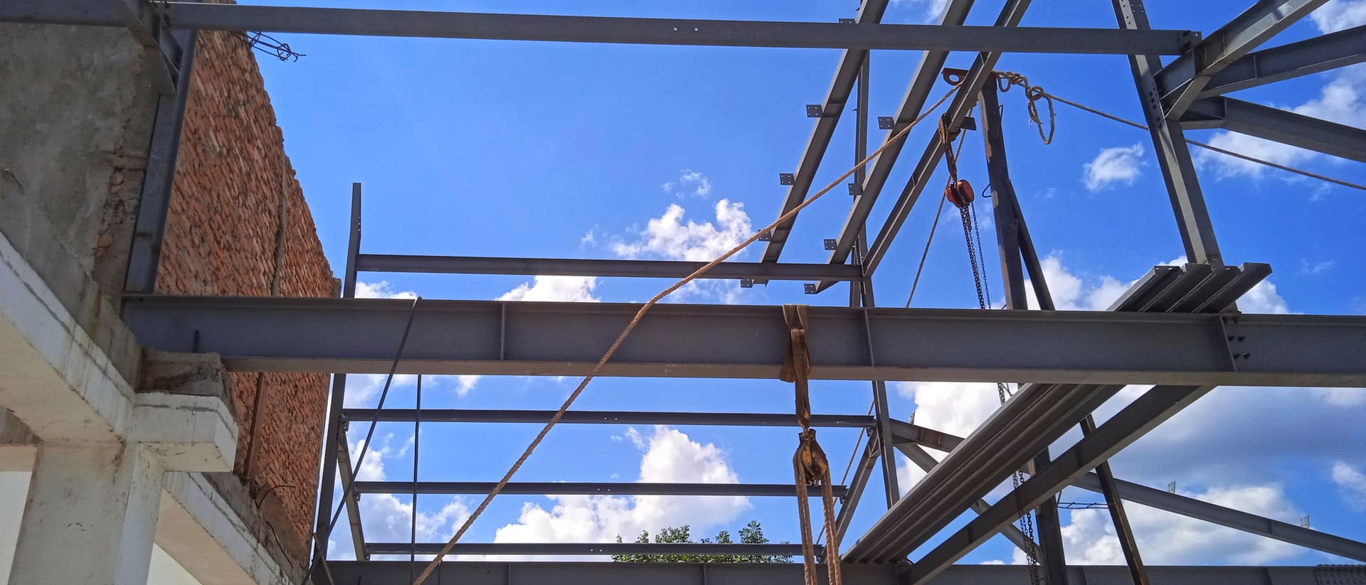 Completed fabricated steel package